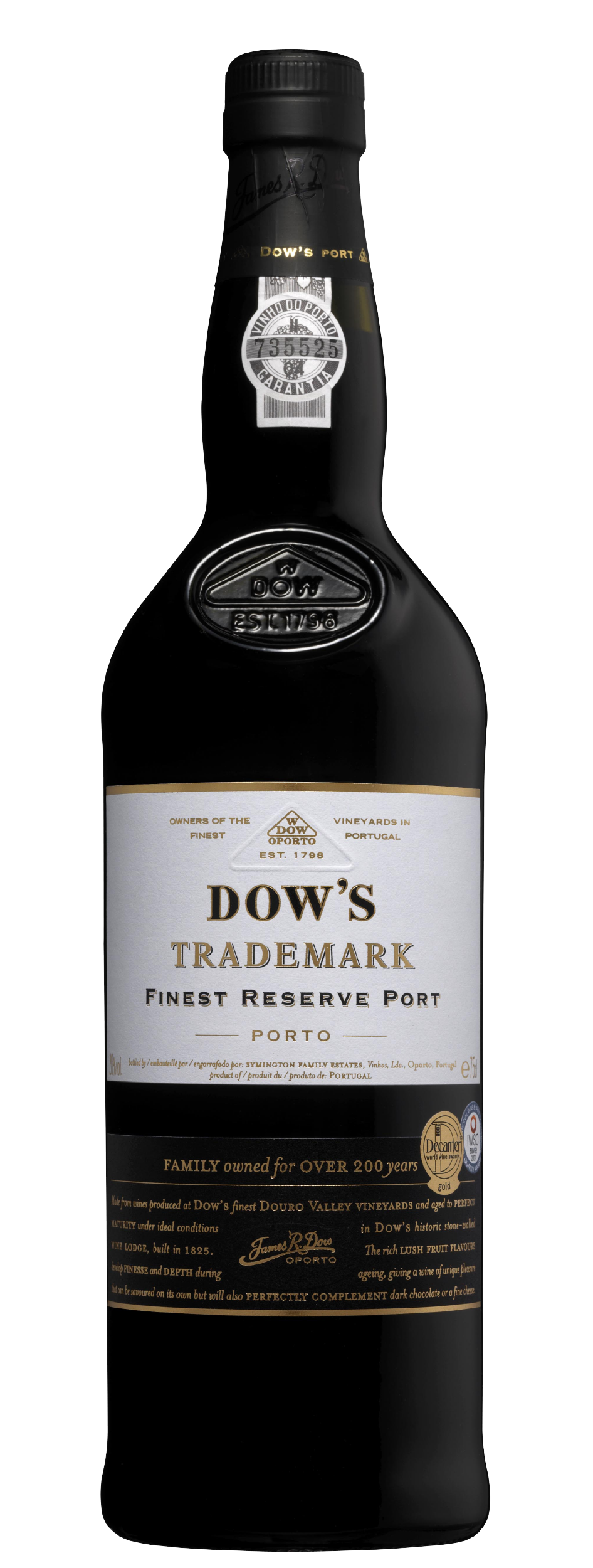 Product Image for DOW'S TRADEMARK PORT