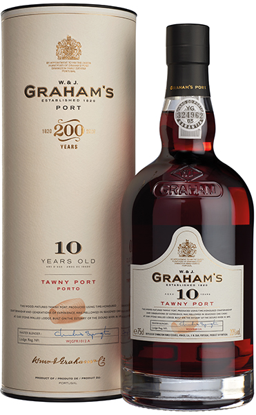 Product Image for GRAHAM'S 10 YEAR OLD TAWNY PORT W/TUBE